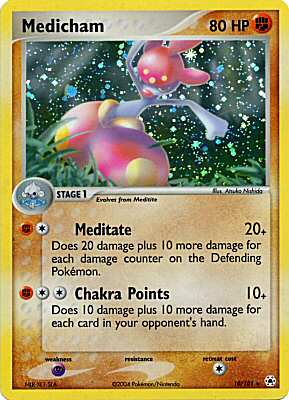 010 / 101 Medicham rara foil (EN) -NEAR MINT-