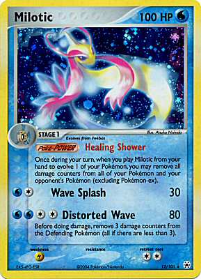 012 / 101 Milotic rara foil (EN) -NEAR MINT-
