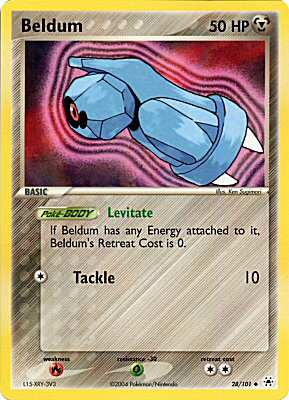 028 / 101 Beldum non comune (EN) -NEAR MINT-