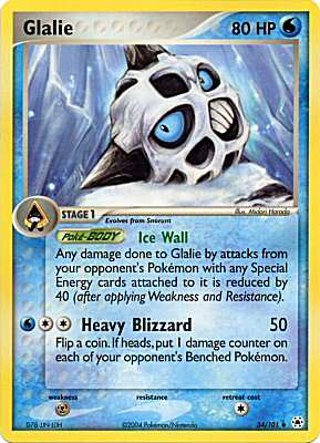 034 / 101 Glalie non comune (EN) -NEAR MINT-