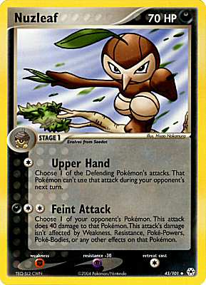 045 / 101 Nuzleaf non comune (EN) -NEAR MINT-
