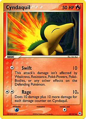 059 / 101 Cyndaquil comune (EN) -NEAR MINT-