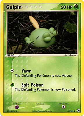 062 / 101 Gulpin comune (EN) -NEAR MINT-