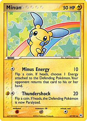 067 / 101 Minun comune (EN) -NEAR MINT-