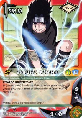 NI137 Sasuke Uchiha comune -NEAR MINT-