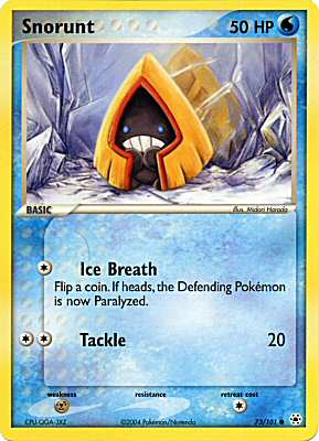 073 / 101 Snorunt comune (EN) -NEAR MINT-