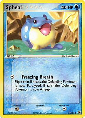 074 / 101 Spheal comune (EN) -NEAR MINT-