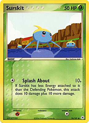 076 / 101 Surskit comune (EN) -NEAR MINT-