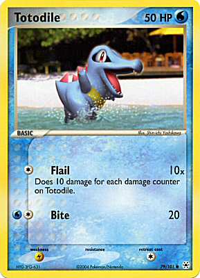 079 / 101 Totodile comune (EN) -NEAR MINT-