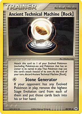 085 / 101 Ancient Technical Machine ( Rock ) non comune (EN) -NEAR MINT-
