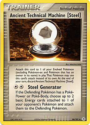 086 / 101 Ancient Technical Machine ( Steel ) non comune (EN) -NEAR MINT-