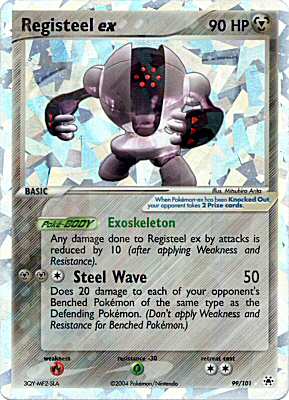099 / 101 Registeel EX rara ex foil (EN)  -PLAYED-