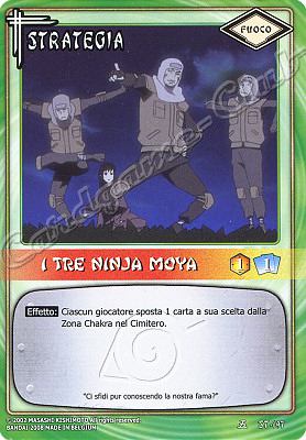 ST-197 I tre ninja Moya non comune -NEAR MINT-
