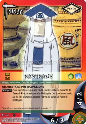 NI147 Kazekage comune -NEAR MINT-