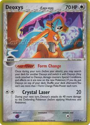 005 / 110 Deoxys Delta Species rara foil (EN) -NEAR MINT-