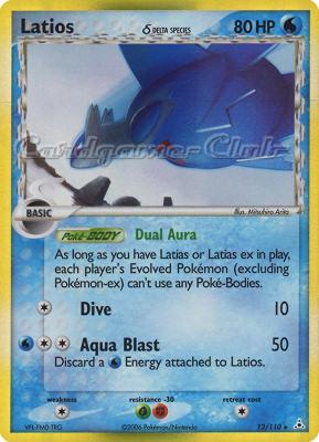 012 / 110 Latios Delta Species rara foil (EN) -NEAR MINT-