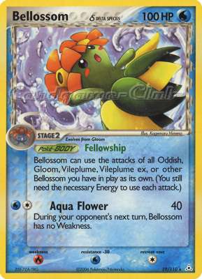 019 / 110 Bellossom Delta Species rara (EN) -NEAR MINT-