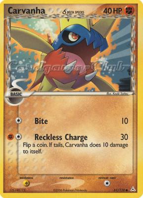 061 / 110 Carvanha Delta Species comune (EN) -NEAR MINT-