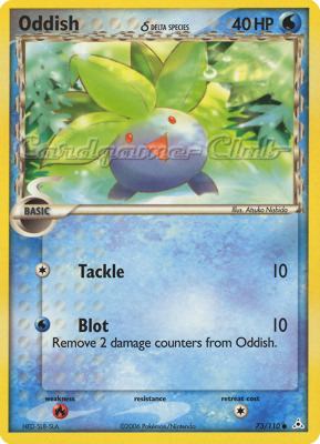 073 / 110 Oddish Delta Species comune (EN) -NEAR MINT-