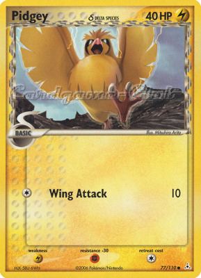 077 / 110 Pidgey Delta Species comune (EN) -NEAR MINT-