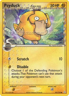 081 / 110 Psyduck Delta Species comune (EN) -NEAR MINT-