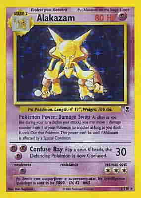 001 / 110 Alakazam rara foil (EN) -NEAR MINT-