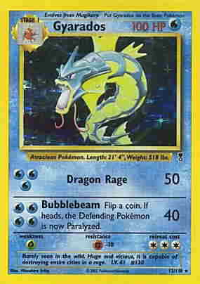 012 / 110 Gyarados rara foil (EN) -NEAR MINT-