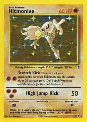 013 / 110 Hitmonlee rara foil (EN) -NEAR MINT-