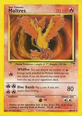 030 / 110 Moltres rara (EN) -NEAR MINT-