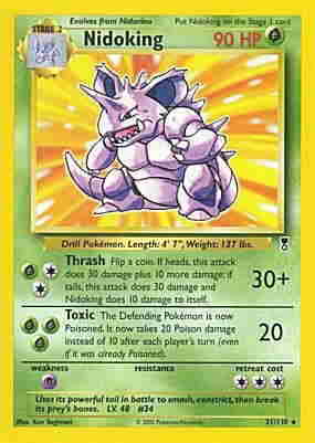 031 / 110 Nidoking rara (EN) -NEAR MINT-