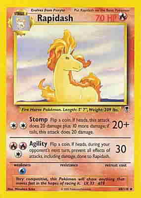 060 / 110 Rapidash non comune (EN) -NEAR MINT-