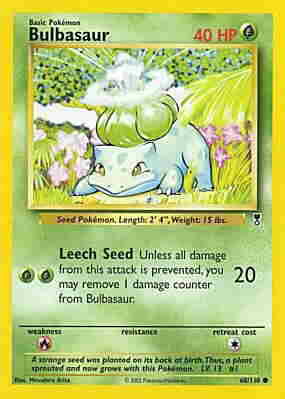 068 / 110 Bulbasaur comune (EN) -NEAR MINT-
