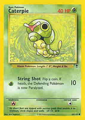 069 / 110 Caterpie comune (EN) -NEAR MINT-