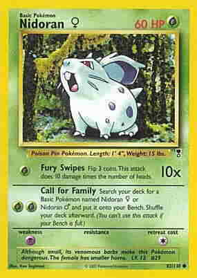 082 / 110 Nidoran F comune (EN) -NEAR MINT-