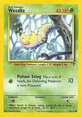 099 / 110 Weedle comune (EN) -NEAR MINT-