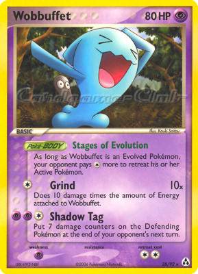 28 / 92 Wobbuffet rara (EN) -NEAR MINT-