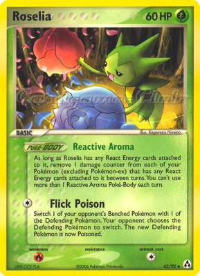 42 / 92 Roselia non comune (EN) -NEAR MINT-