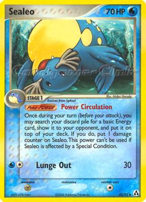 43 / 92 Sealeo non comune (EN) -NEAR MINT-