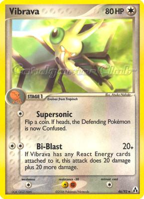 46 / 92 Vibrava non comune (EN)  -GOOD-