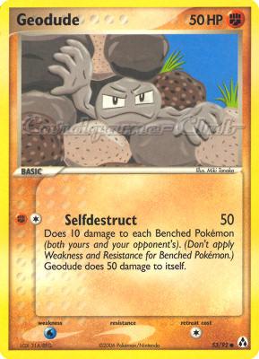 53 / 92 Geodude comune (EN) -NEAR MINT-