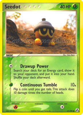 61 / 92 Seedot comune (EN) -NEAR MINT-