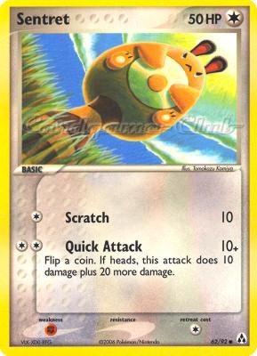 62 / 92 Sentret comune (EN) -NEAR MINT-