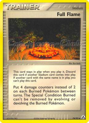 74 / 92 Full Flame non comune (EN) -NEAR MINT-