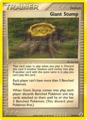 75 / 92 Giant Stump non comune (EN) -NEAR MINT-