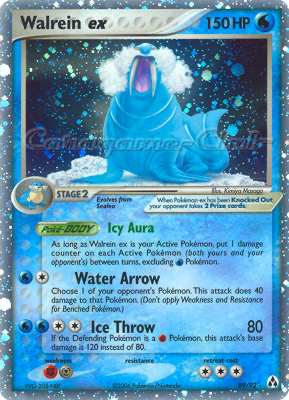 89 / 92 Walrein EX rara ex foil (EN) -NEAR MINT-