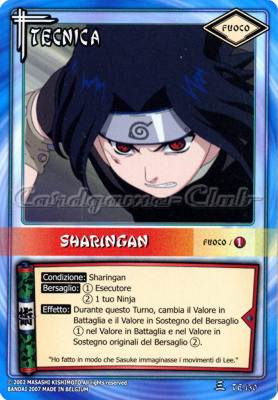 TE130 Sharingan non comune -NEAR MINT-