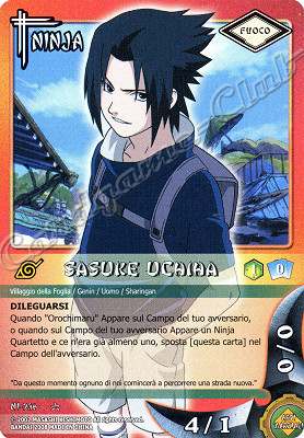 NI-236 Sasuke Uchiha comune -NEAR MINT-