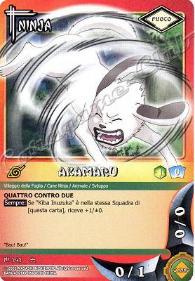NI-242 Akamaru comune -NEAR MINT-
