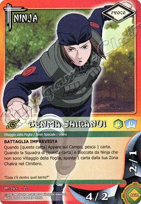 NI-243 Genma Shiranui comune -NEAR MINT-