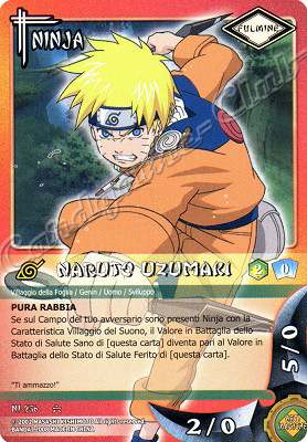 NI-256 Naruto Uzumaki comune -NEAR MINT-